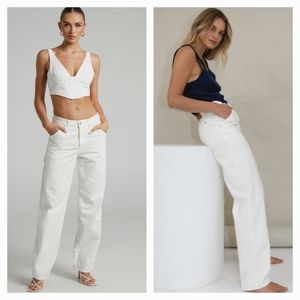 Levi's Women's Straight Leg Jeans - White